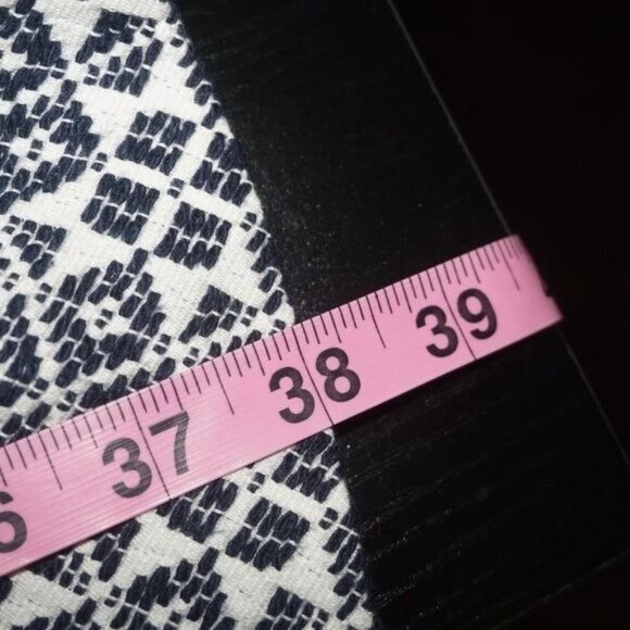 Tory Burch Flared Sleeveless Jacquard Dress 10 - Picture 9 of 9